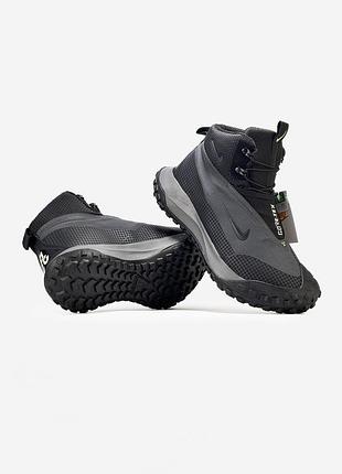 Nike acg mountain fly gore-tex fur black/dark grey❄️ 3