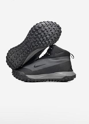 Nike acg mountain fly gore-tex fur black/dark grey❄️