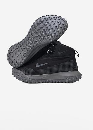 Nike acg mountain fly gore-tex fur black/grey❄️