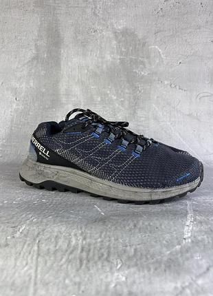 Кросівки чоловічі merrell gore-tex синьо-сірі 41 розмір