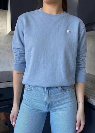 Блакитний світшот від calvin klein