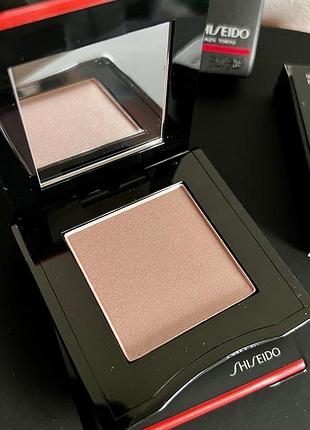 ❤️ оригінал  🥰 оксамитові рум'яна  хайлайтер shiseido 01 inner light innerglow cheek powder румяна