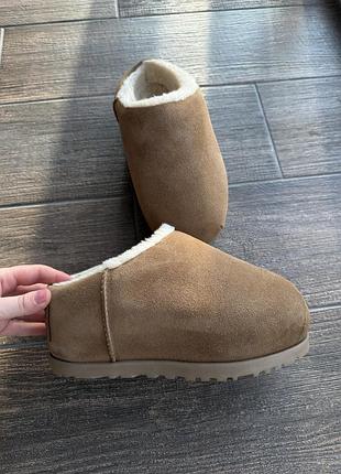 Уггі жіночі ugg pumped slide chestnut brown 37 розмір