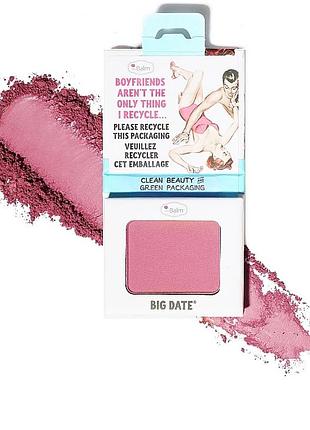 Рум'яна thebalm big date blush міні формат 2.2 г