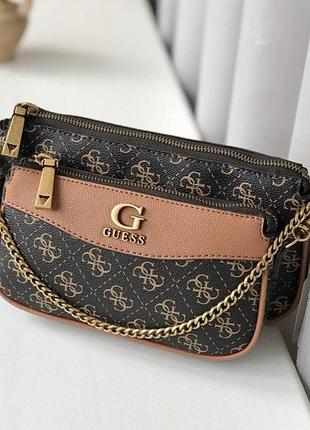 Сумка кроссбоды guess nell double оригинал оригинал