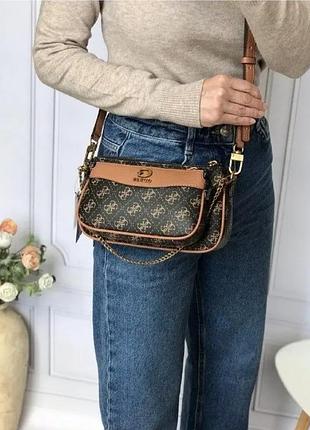 Сумка кроссбоди guess nell double оригинал оригінал 5
