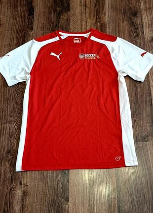 Мужская уникальная футболка jersey puma arsenal soccer schools оригинал