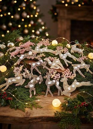 🎄 новорічні ялинкові іграшки ручної роботи (олені / баранці) створіть чарівну атмосферу казки у вашому домі або зробіть незабутній подарунок близьким!