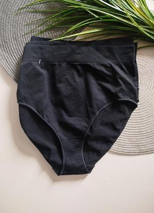 Высокие бесшовные трусы трусики primark комплект