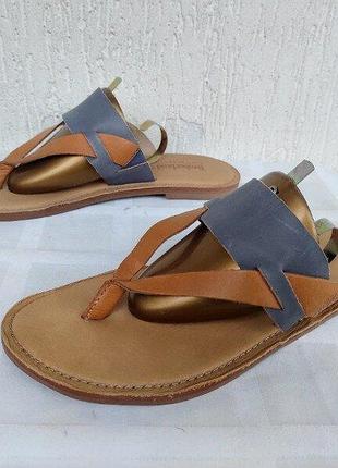 Брендовие,кожанние,шлепки вьетнамки timberland earthkeepers р.40