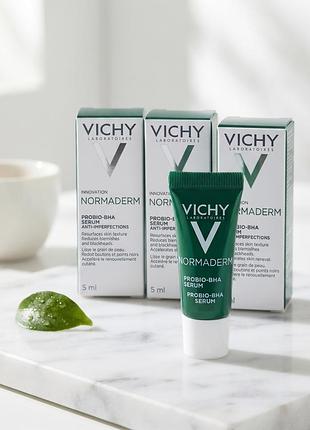 Сироватка проти недосконалостей шкіри vichy normaderm probio-bha serum anti-imperfections, 5 мл