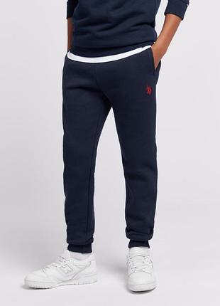 Брюки спортивні чоловічі утеплені us polo assn usp4344 м-l темно синій