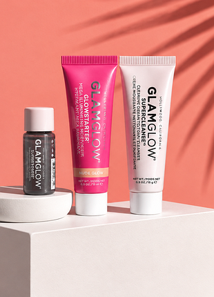 Glam glow набор миниатюр для лица
