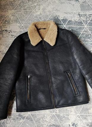 Чоловіча дублянка зара розмір m l zara