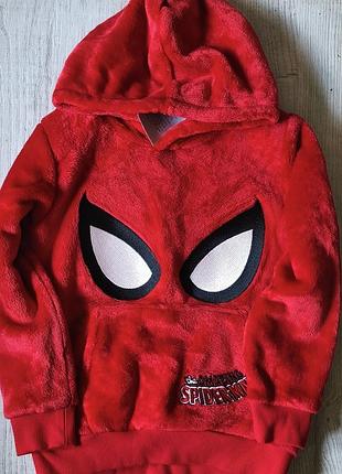 Плюшеве худі spiderman h&m 6-8 р