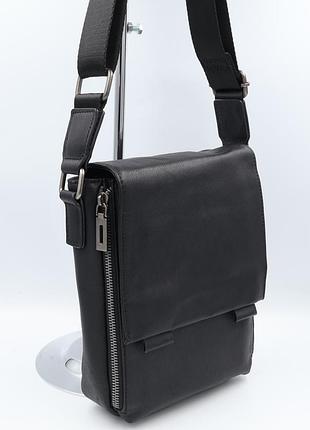 Сумка чоловіча натуральна шкіра leather jxy-6026-1 black