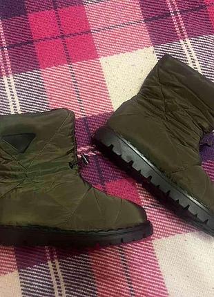 Дутики женские fashion м3 хаки