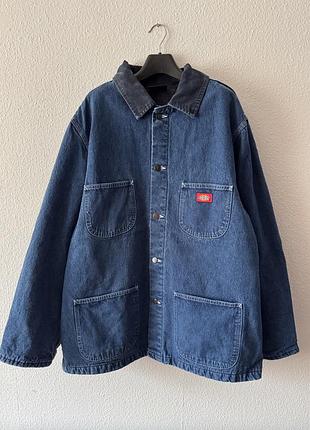 Куртка джинсова вінтажна dickies chore jacket