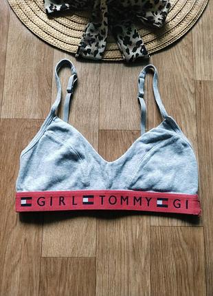 Эффектный бюстгальтер в рубчик xs tommy hilfiger
