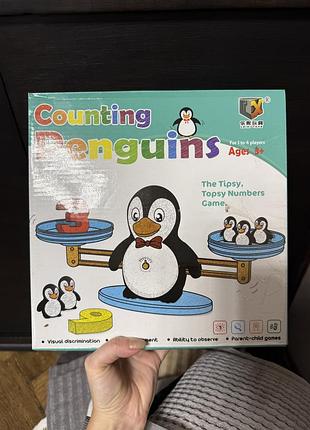 Настільна гра lindo 1808-8 математичні ваги counting penguins