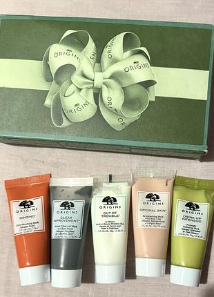 Подарунковий набір міні масок для обличчя від  origins mask