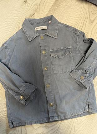 Сорочка zara для хлопчика 2 3 роки