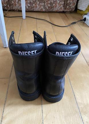 Черевики diesel чорні 38 розмір