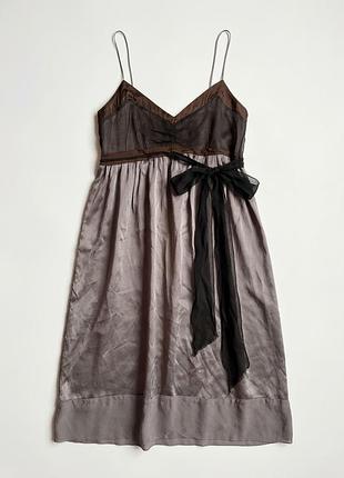 Вишукана шовкова сукня комбінація kookaï у стилі y2k  vintage vibe розмір м