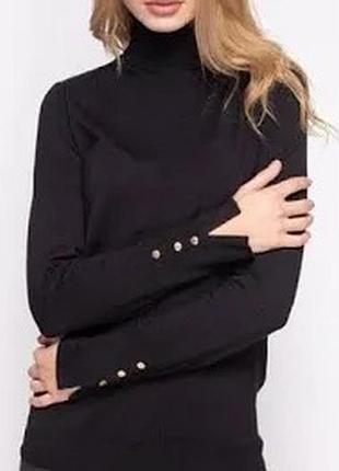 Гольф, вололазка zara черный базовая модель