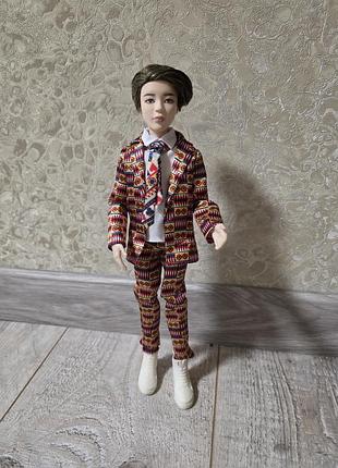 Коллекционная кукла кумира чимин bts jimon idol doll, mattel.