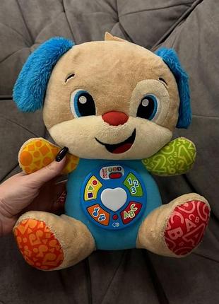 Інтерактивна розвиваюча іграшка fisher-price розумне цуценя з технологією smart stages