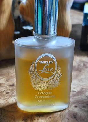 Винтаж парфюма yardley lace, 50 мл (залшек ~35-40 мл), лицензия krka югославия