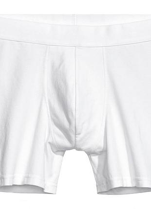 Трусы-боксеры для мужчины h&m 0564311006_1086562 m белый