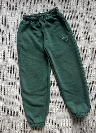 Зелені джогери zara 110 116 спортивні штани