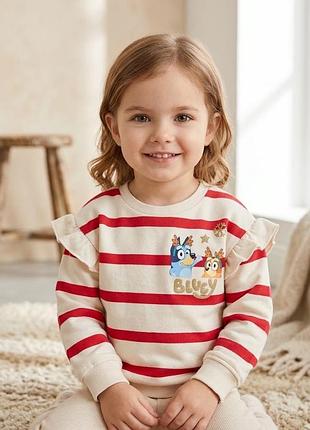 Утеплений світшот на дівчинку bluey primark