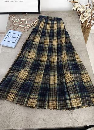 Теплая юбка в клетку cotswold collections