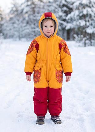 Зимний комбинезон beaver nylon (made in italy), супер теплый, р. 110