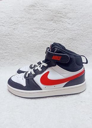 Кросівки nike хайтопи шкіряні 32 розмір 21 см