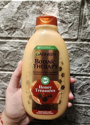 Шампунь garnier botanic therapy honey treasures медові скарби для пошкодженого волосся