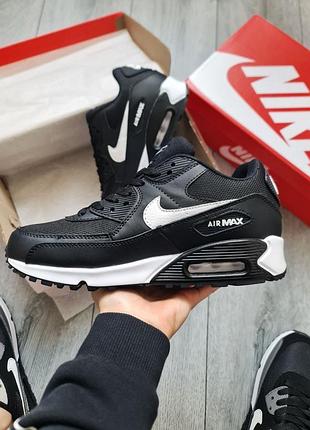 Кроссовки nike air max 90 black white