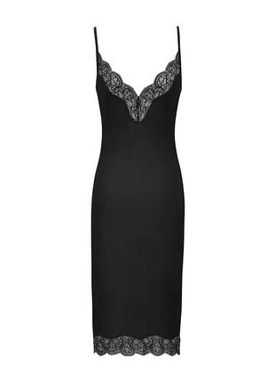 Сукня міді жіноча yves saint laurent шовкова з мереживом