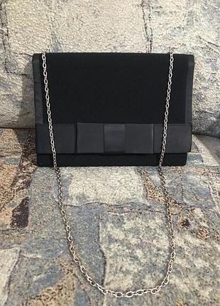 Чорна вечірня сумка-клатч accessorize 🖤✨