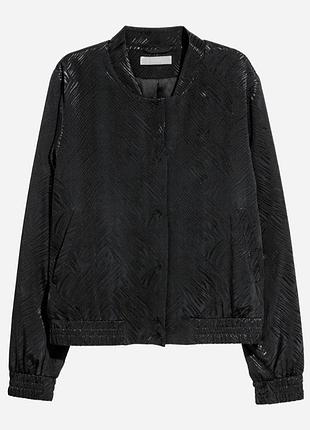 Текстурный бомбер h&amp;m
