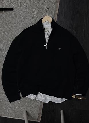 🇺🇸gant оригінал ✅ чоловічий светер / 💯% бавовна / xl розмір / 1/3 half-zip / напівзамок чоловічий