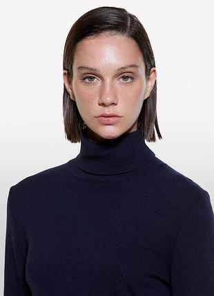 Sisley светр гольф із домішкою вовни та кашеміру