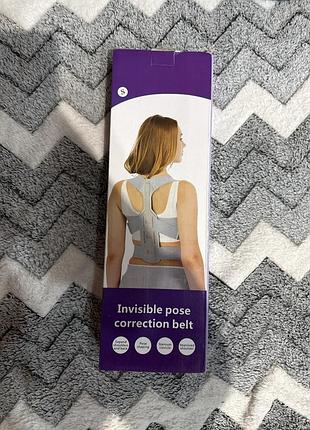 Коректор постави invisible pose correction belt, розмір s, сірий