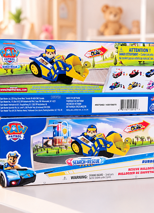 Игровой набор щенячий патруль крепыш с бульдозером spin master paw patrol search & rescue rubble bulldozer (6075462)