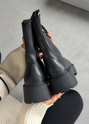 Celine boots black leather 3