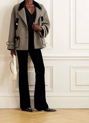 Жакет пальто gucci herringbone wool-blend coat 2
