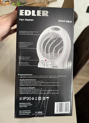 Тепловентилятор edler edht-8841 2000вт ціна за 2шт 4